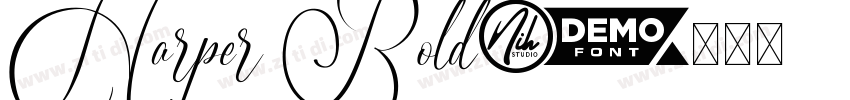 Harper Bold字体转换
